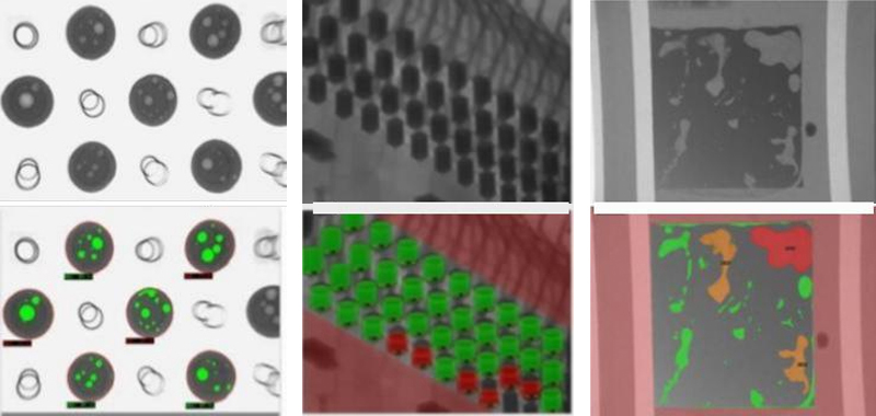 X-ray inspection of BGAs,BGA defect detection,pillow effect X-ray inspection