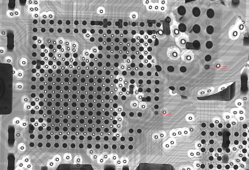X-ray inspection of BGA solder joints