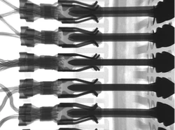 X-ray Detection of Crimping Defects, Cold Solder Joints, Wire Breakage, and Shielding Damage in Wiring Harness Connectors