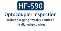 Wire Bond Inspection in Optocouplers: What Open and Sagged Bonds Look Like on an X-ray Image